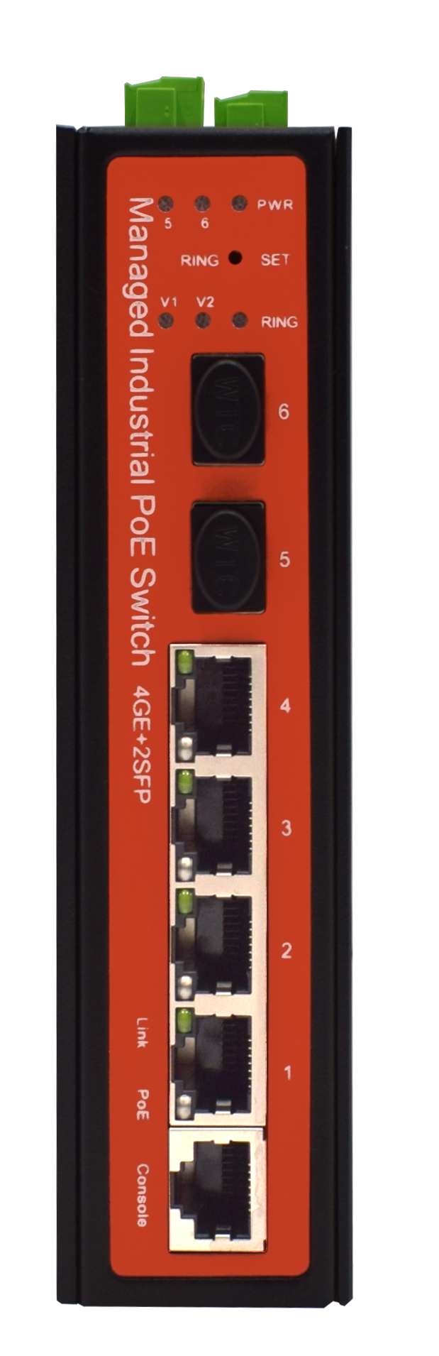 Промышленный управляемый L2 коммутатор Wi-Tek WI-PMS306GF-I